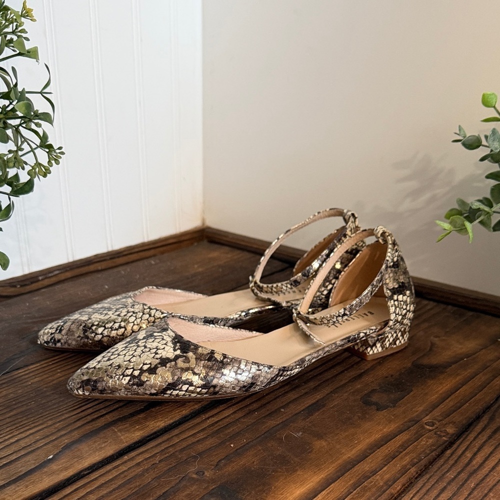 Ballerette Roma Snakeskin Patterned Women's Ballet Flats
